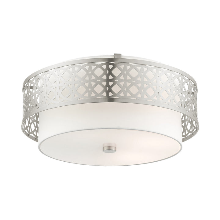 Livex Calinda 49864-91 Ceiling Light - Brushed Nickel