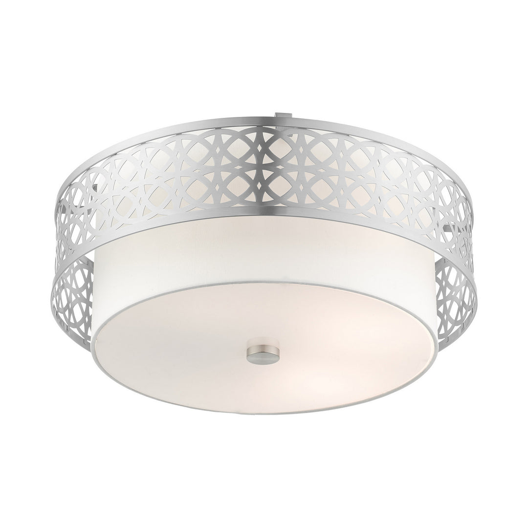 Livex Calinda 49864-91 Ceiling Light - Brushed Nickel