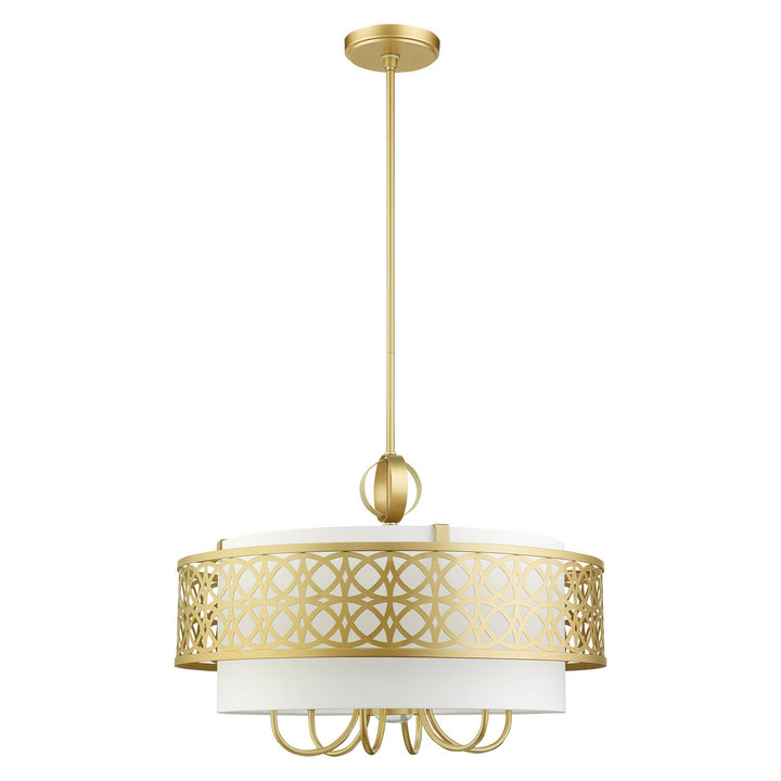 Livex Calinda 49866-33 Chandelier Light - Soft Gold