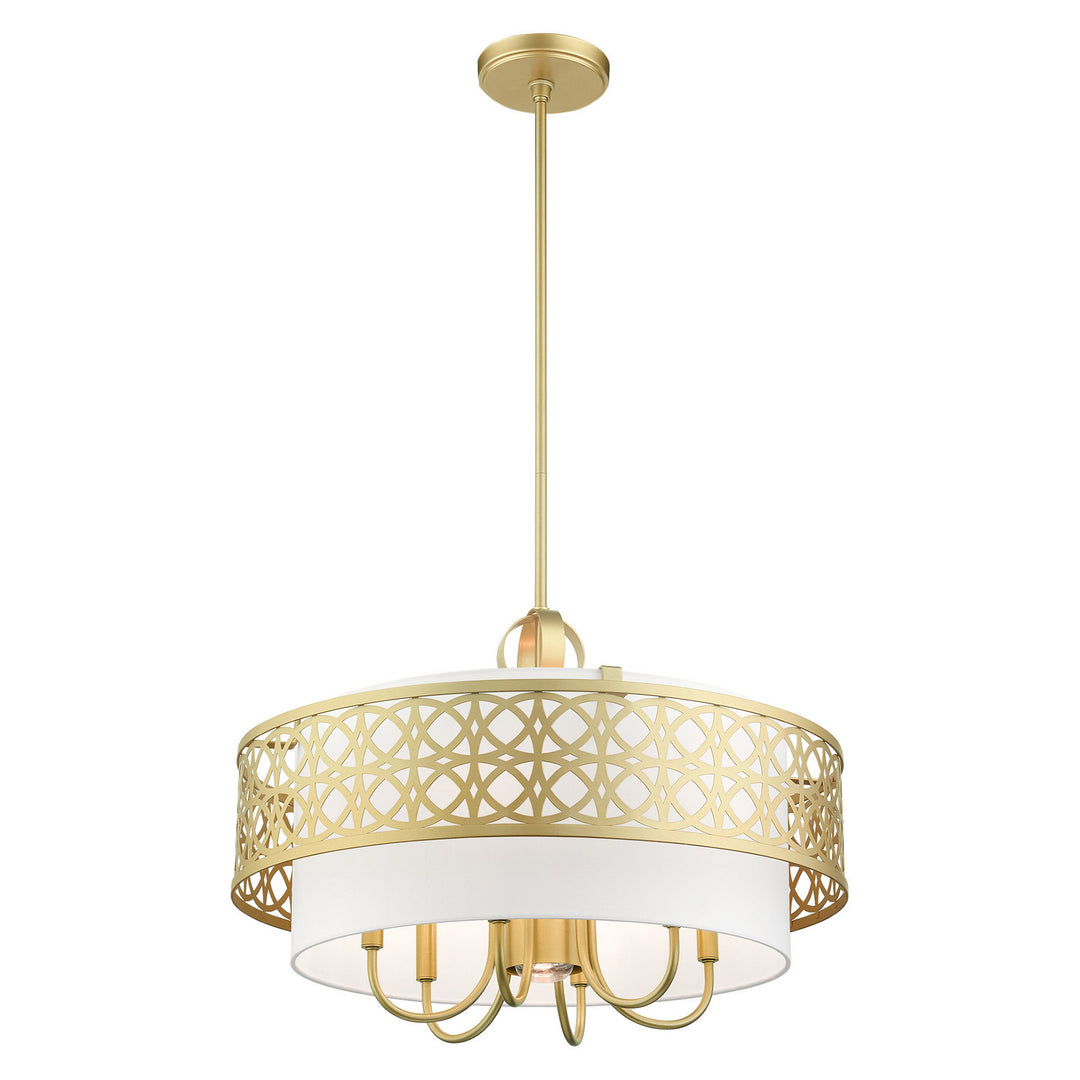 Livex Calinda 49866-33 Chandelier Light - Soft Gold
