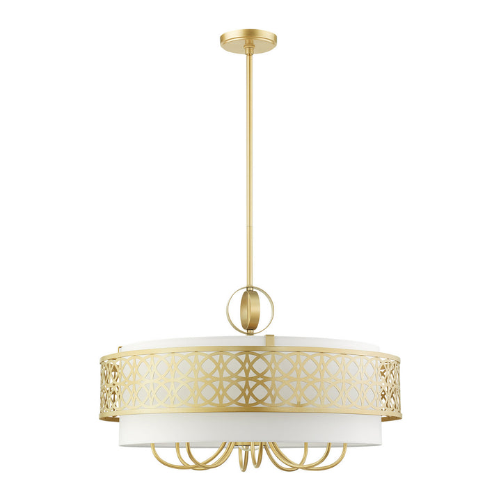 Livex Calinda 49867-33 Chandelier Light - Soft Gold