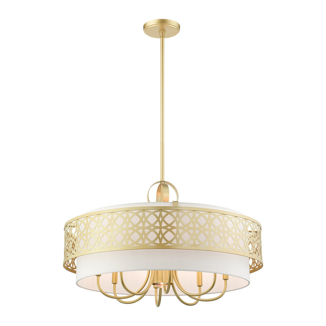 Livex Calinda 49867-33 Chandelier Light - Soft Gold