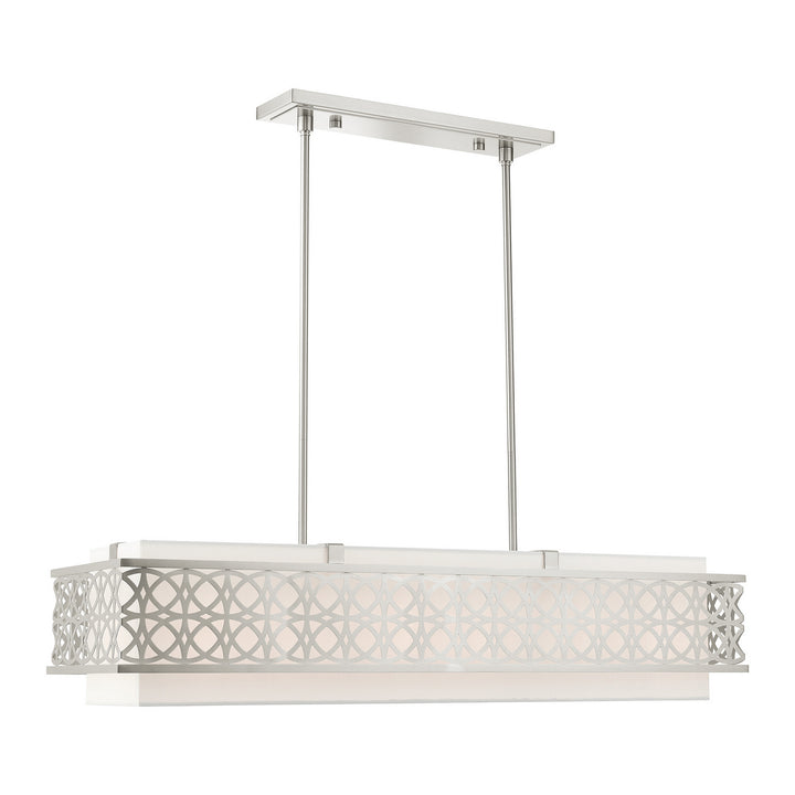Livex Calinda 49868-91 Pendant Light - Brushed Nickel
