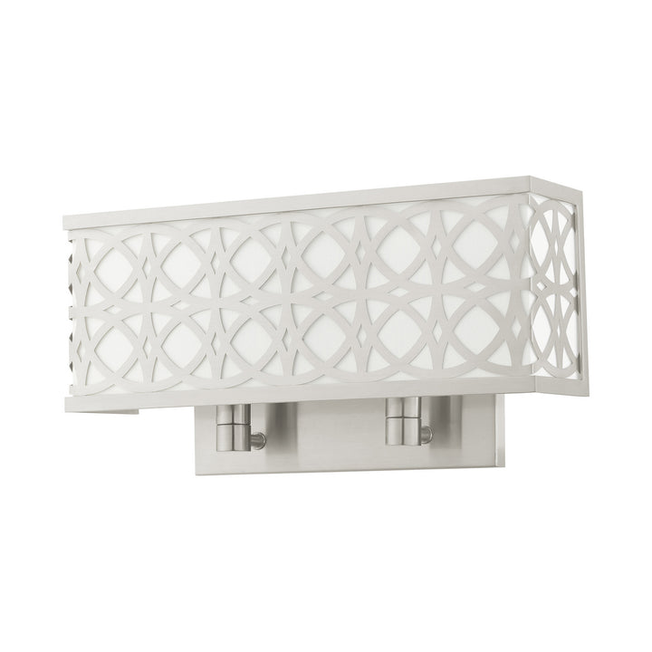 Livex Calinda 49877-91 Wall Sconce Light - Brushed Nickel