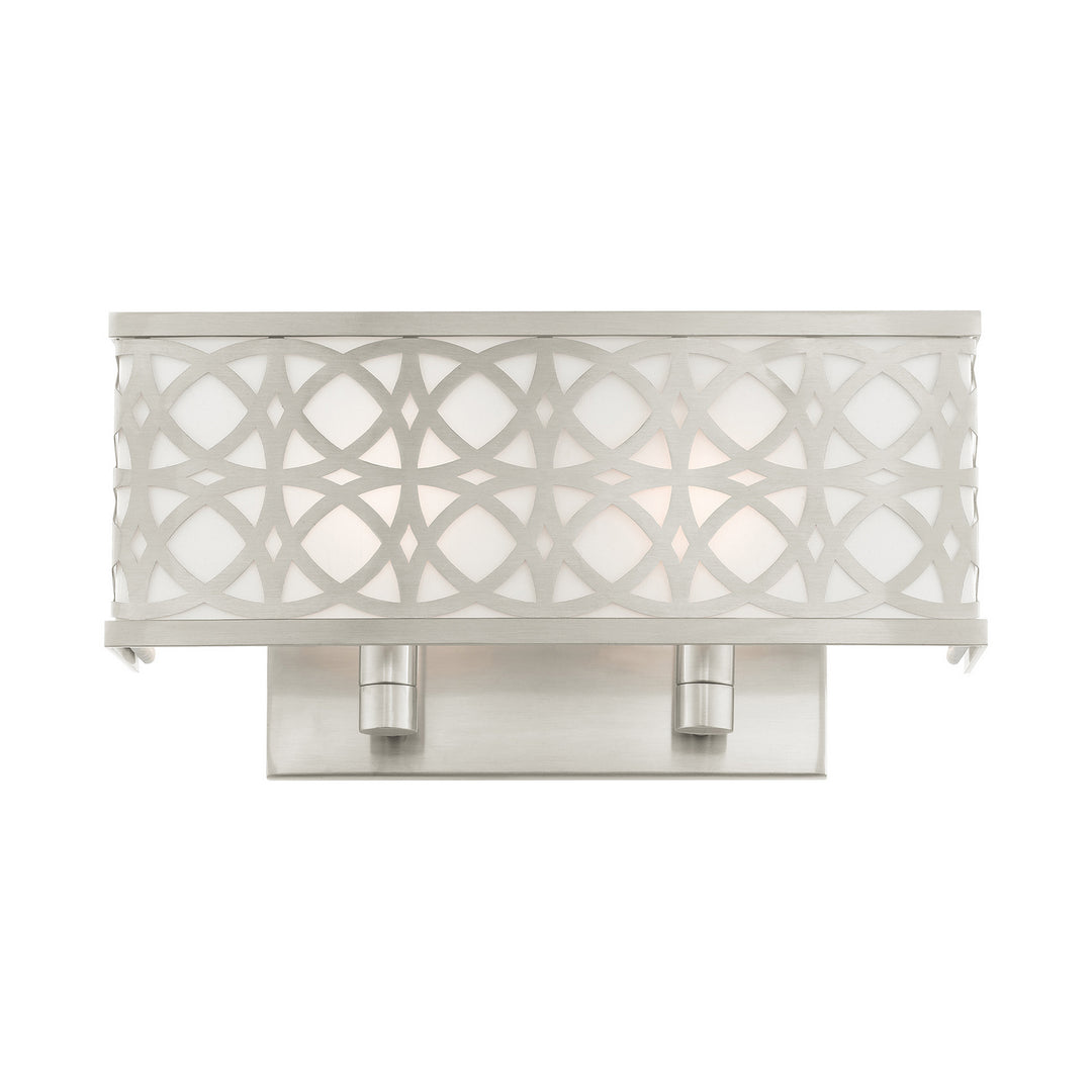 Livex Calinda 49877-91 Wall Sconce Light - Brushed Nickel