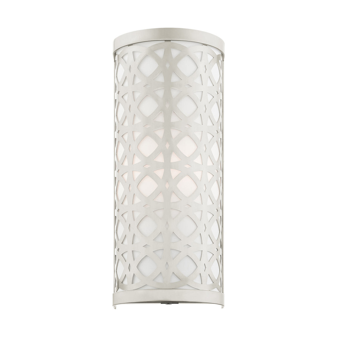 Livex Calinda 49878-91 Wall Sconce Light - Brushed Nickel