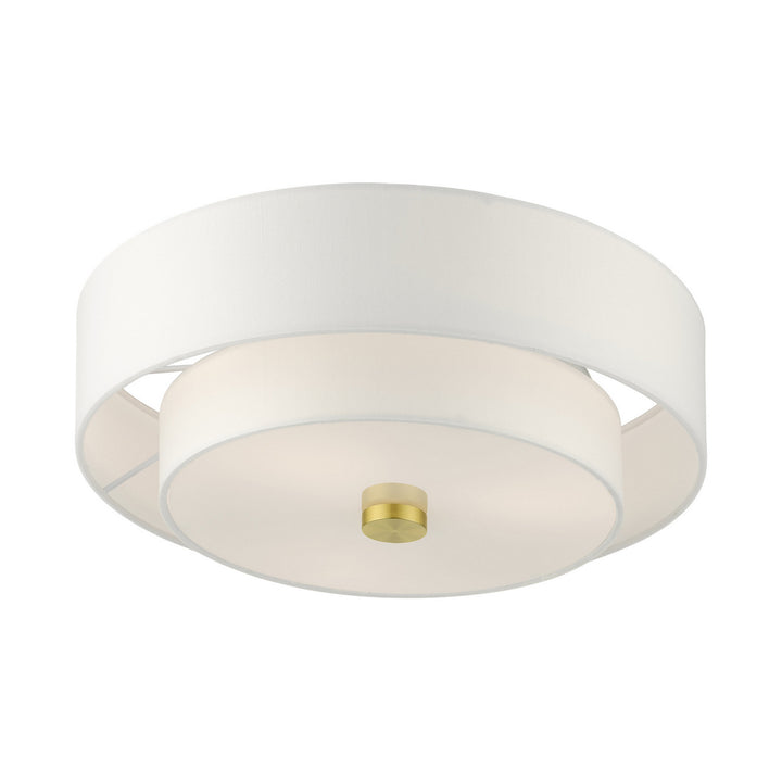 Livex Meridian 51044-12 Ceiling Light - Satin Brass