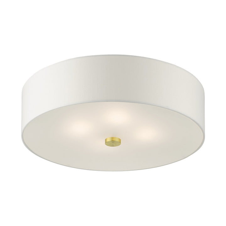 Livex Meridian 51055-12 Ceiling Light - Satin Brass