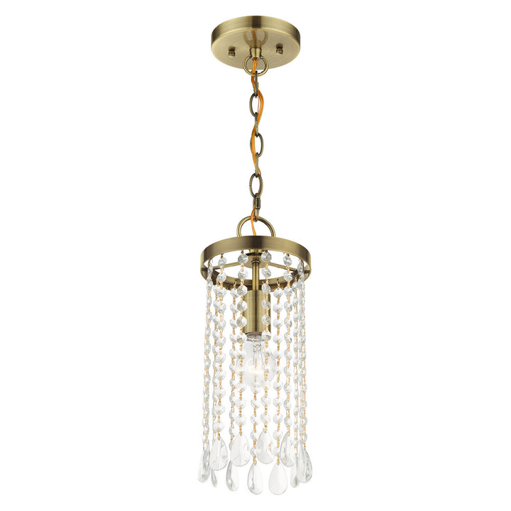Livex Elizabeth 51062-01 Pendant Light - Antique Brass
