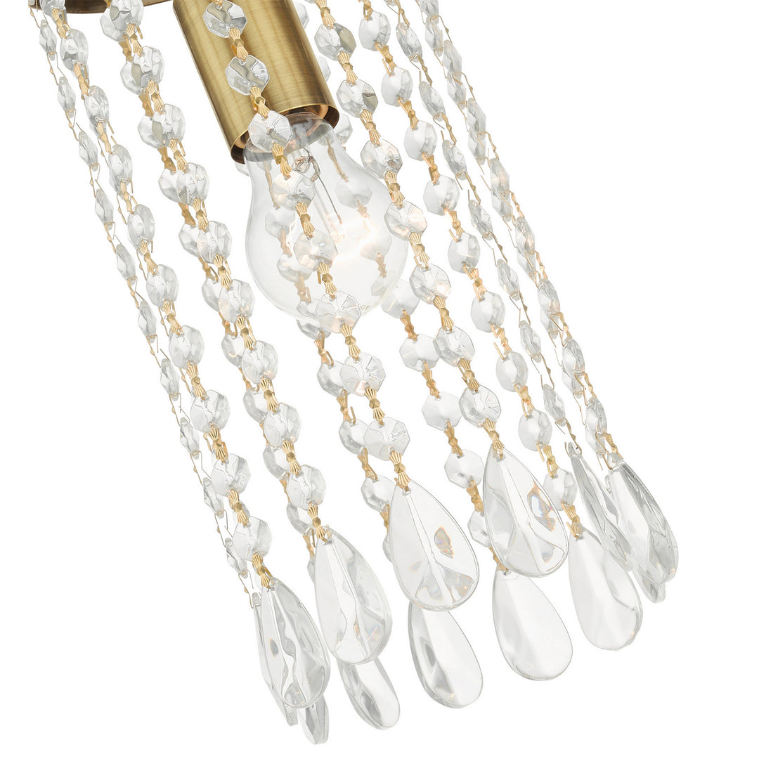 Livex Elizabeth 51062-01 Pendant Light - Antique Brass
