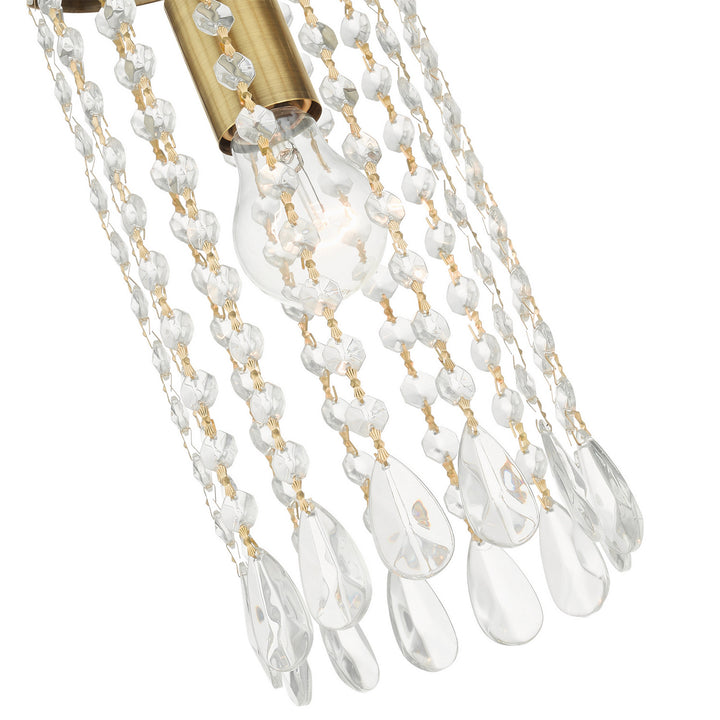 Livex Elizabeth 51062-01 Pendant Light - Antique Brass