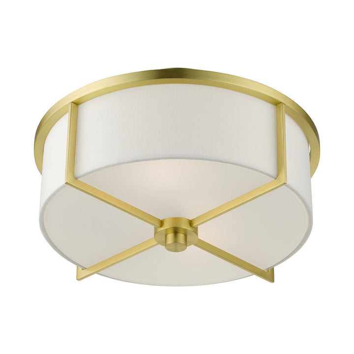 Livex Wesley 51073-12 Ceiling Light - Satin Brass