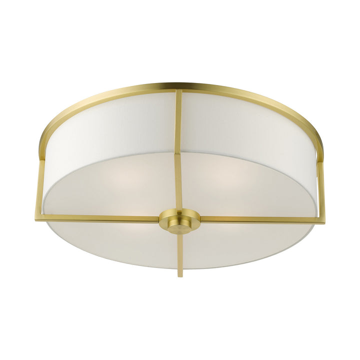 Livex Wesley 51075-12 Ceiling Light - Satin Brass