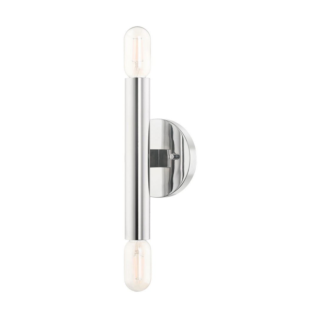 Livex Copenhagen 51132-05 Wall Sconce Light - Polished Chrome