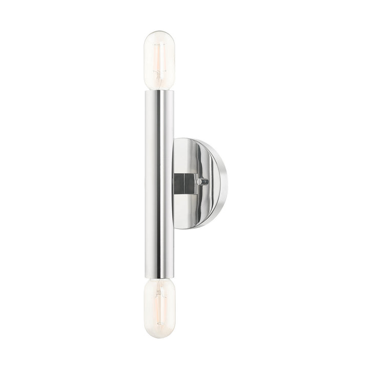 Livex Copenhagen 51132-05 Wall Sconce Light - Polished Chrome