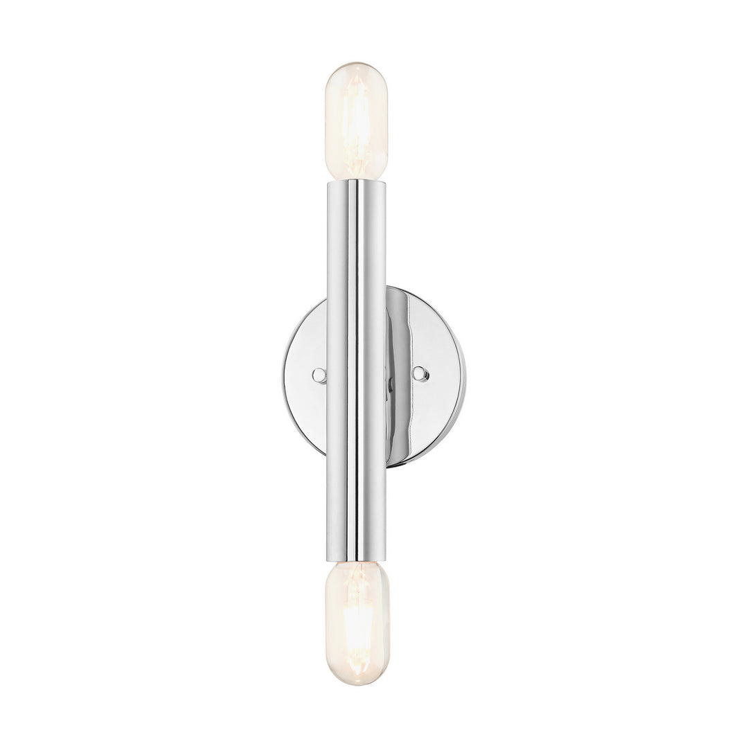 Livex Copenhagen 51132-05 Wall Sconce Light - Polished Chrome
