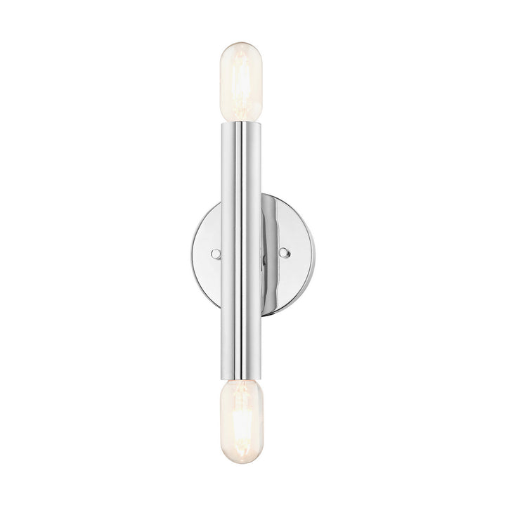 Livex Copenhagen 51132-05 Wall Sconce Light - Polished Chrome