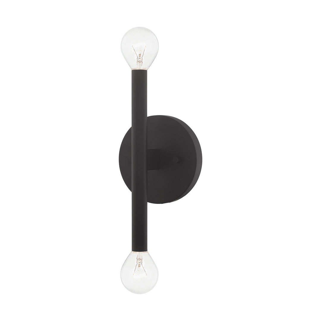 Livex Copenhagen 51172-04 Wall Sconce Light - Black