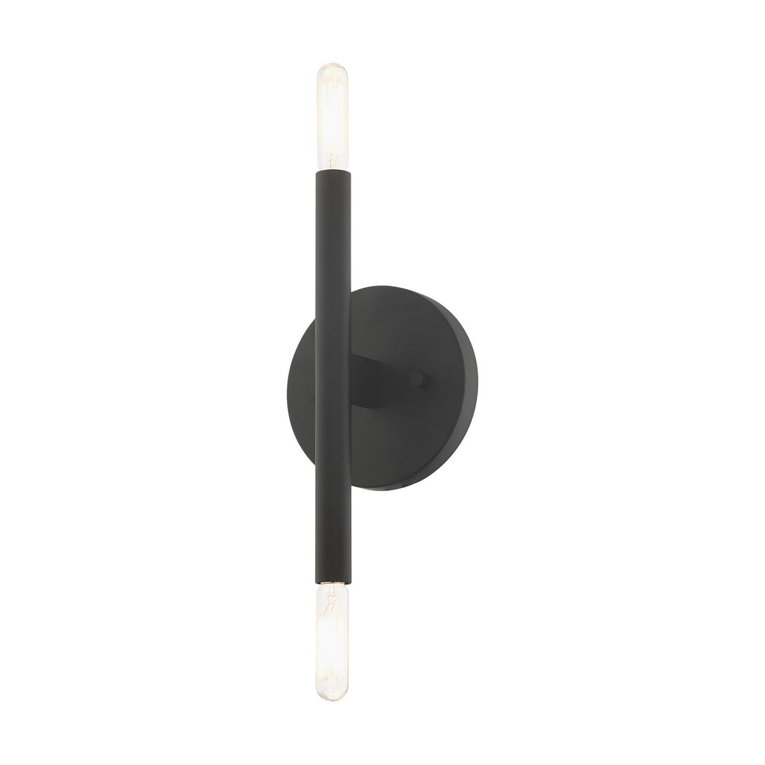 Livex Copenhagen 51172-04 Wall Sconce Light - Black