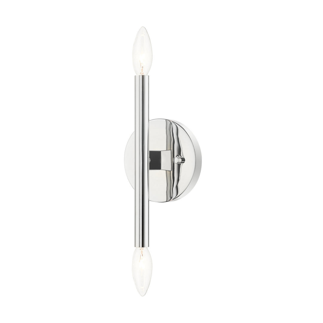 Livex Copenhagen 51172-05 Wall Sconce Light - Polished Chrome