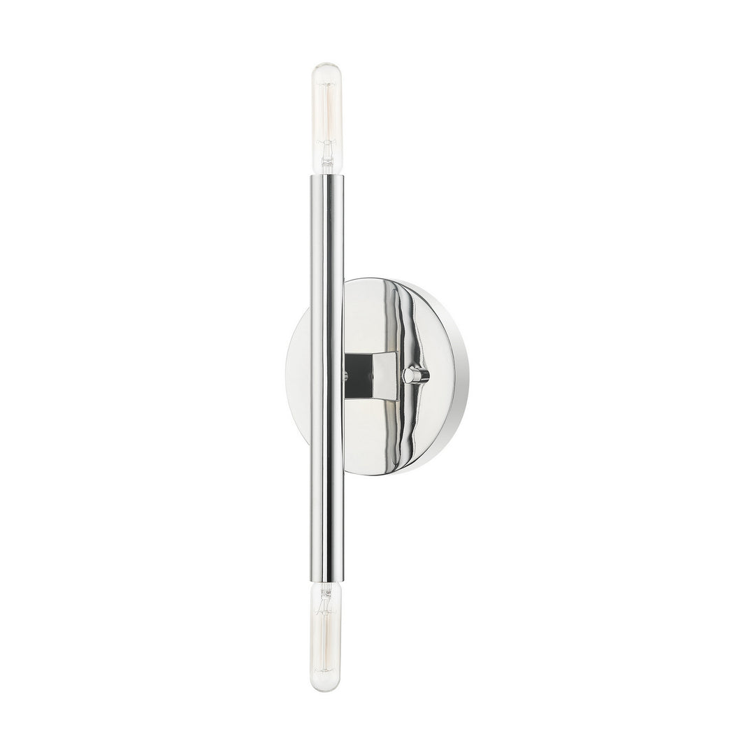 Livex Copenhagen 51172-05 Wall Sconce Light - Polished Chrome