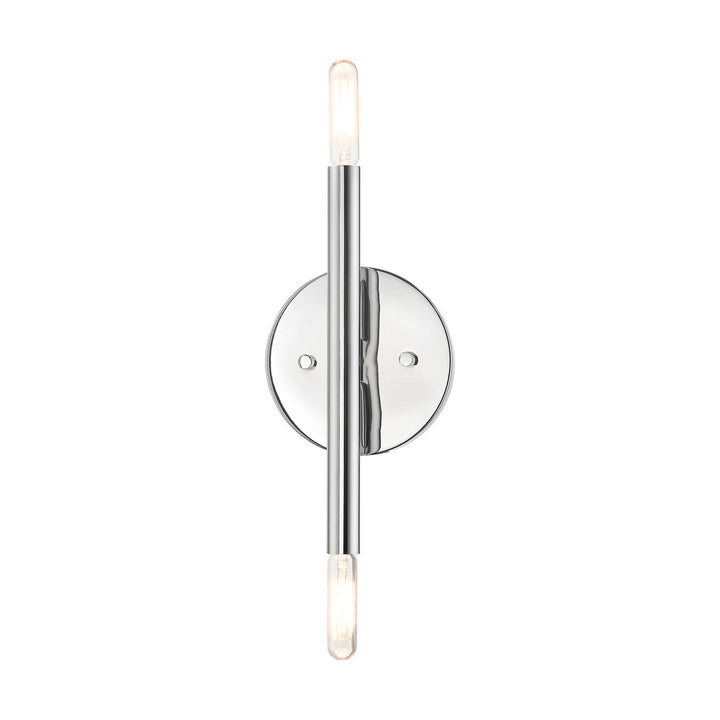 Livex Copenhagen 51172-05 Wall Sconce Light - Polished Chrome