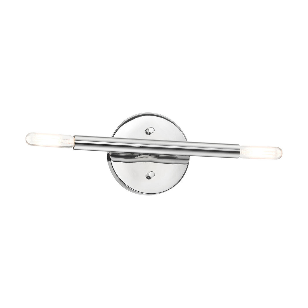 Livex Copenhagen 51172-05 Wall Sconce Light - Polished Chrome