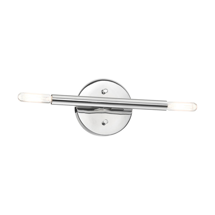 Livex Copenhagen 51172-05 Wall Sconce Light - Polished Chrome