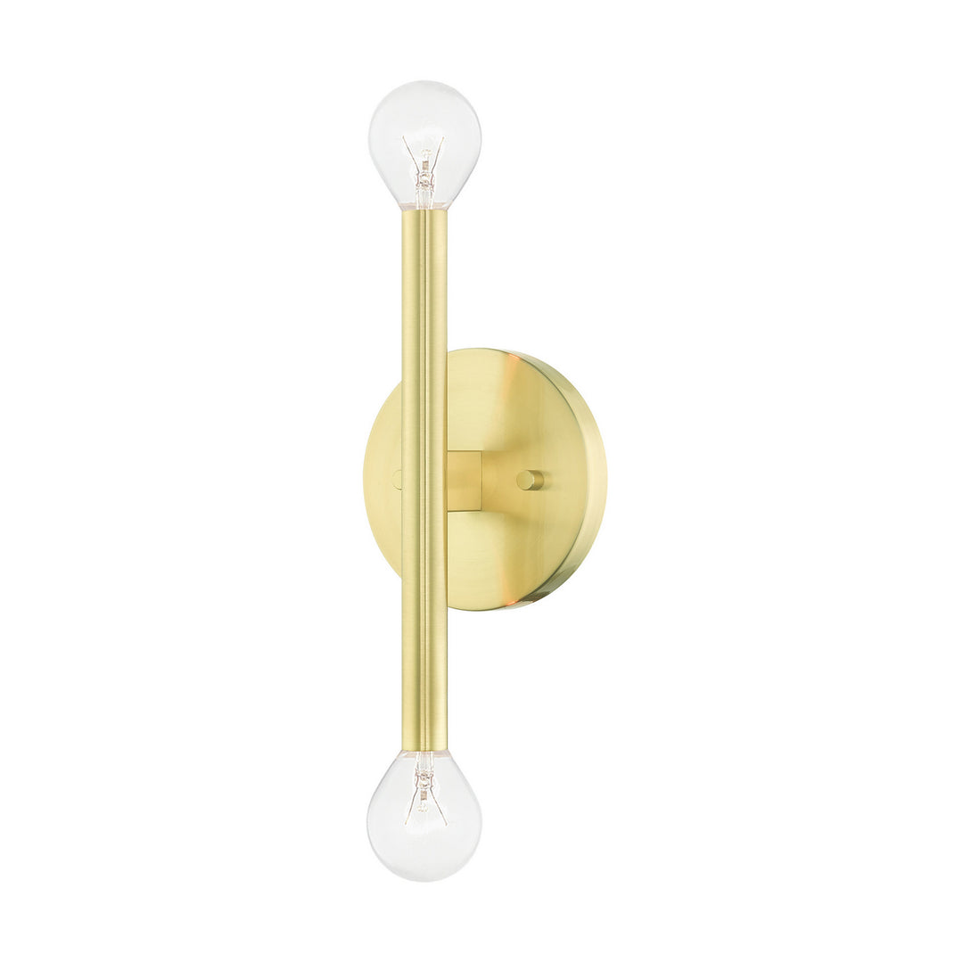 Livex Copenhagen 51172-12 Wall Sconce Light - Satin Brass
