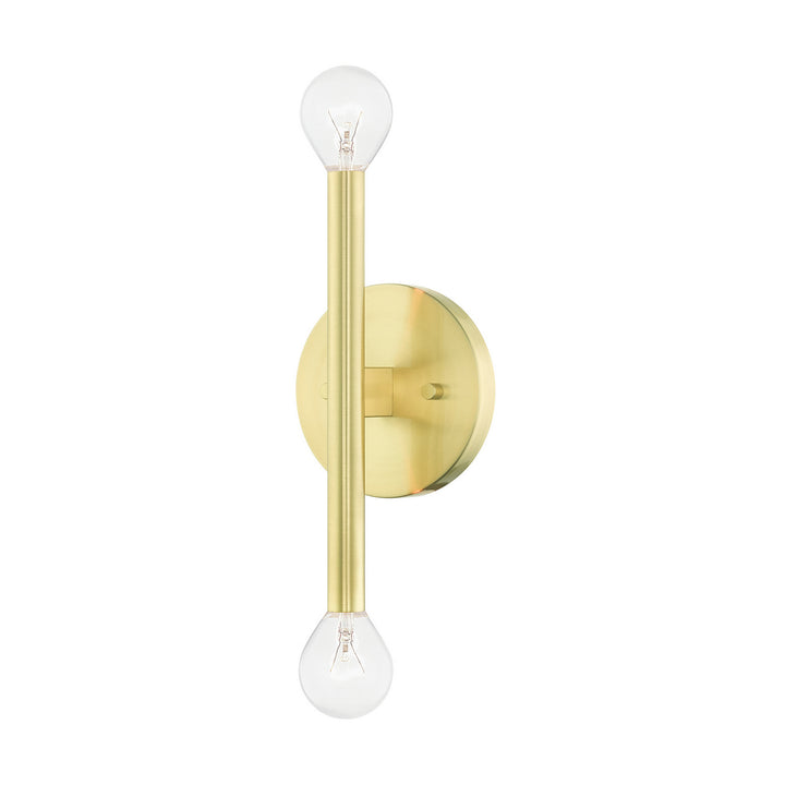 Livex Copenhagen 51172-12 Wall Sconce Light - Satin Brass