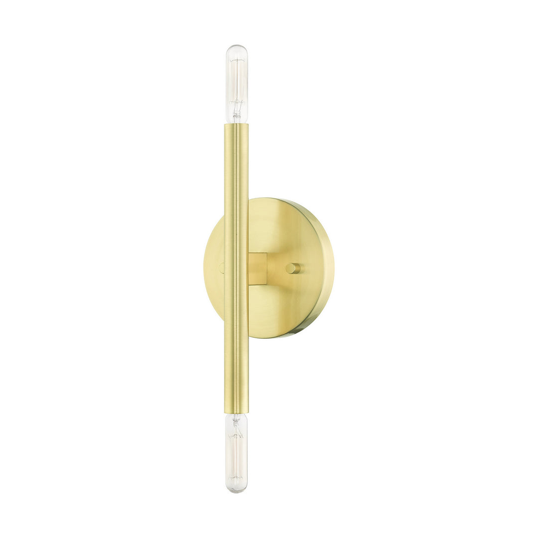 Livex Copenhagen 51172-12 Wall Sconce Light - Satin Brass