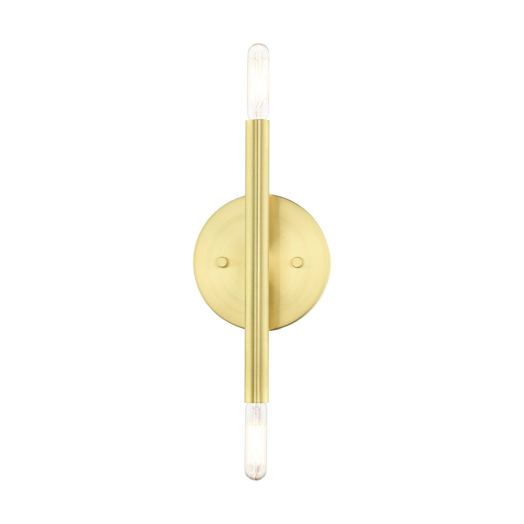 Livex Copenhagen 51172-12 Wall Sconce Light - Satin Brass