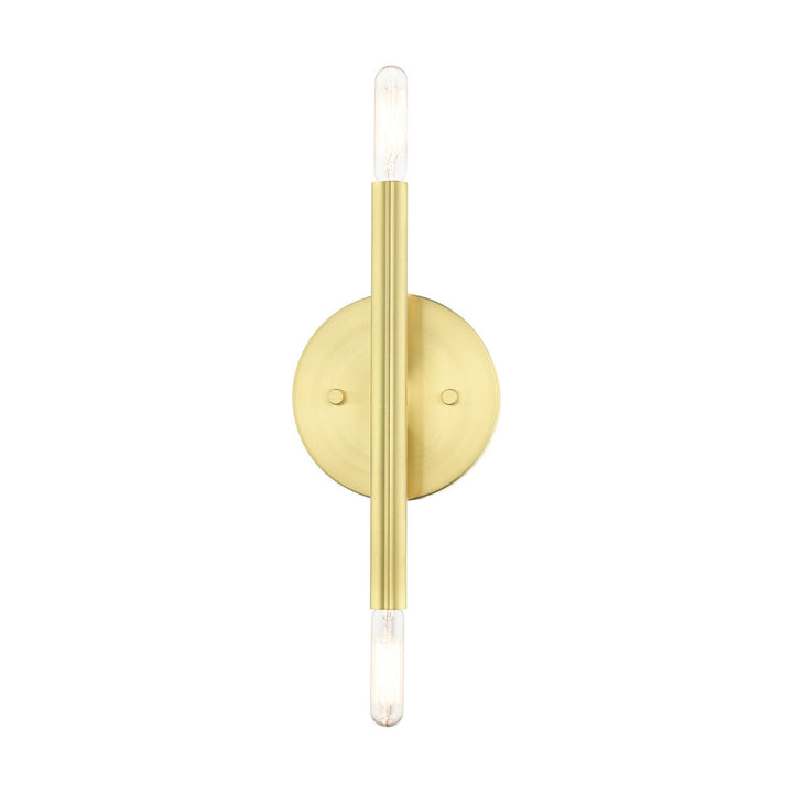 Livex Copenhagen 51172-12 Wall Sconce Light - Satin Brass