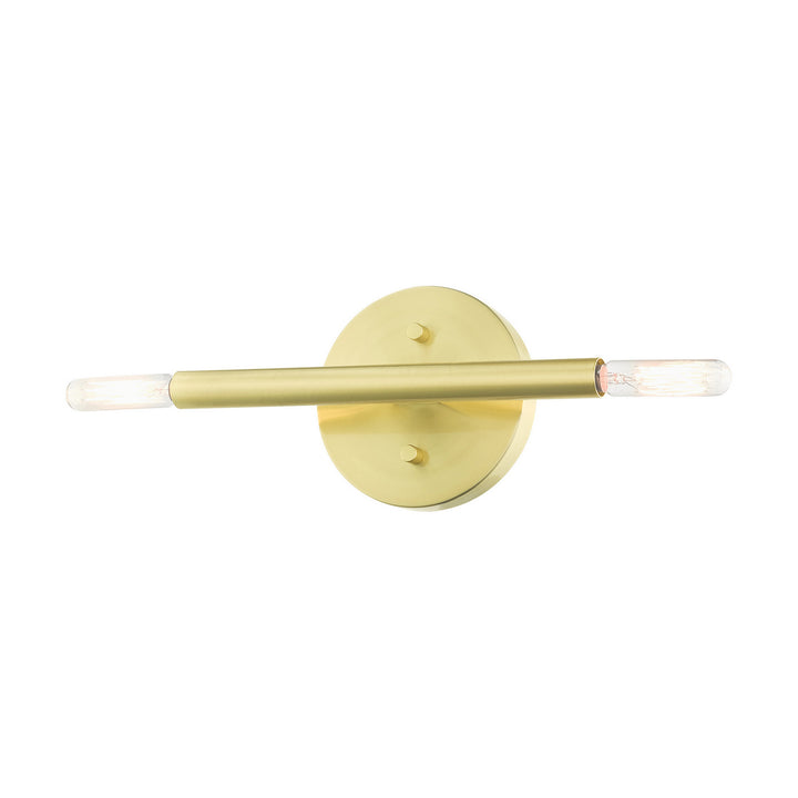Livex Copenhagen 51172-12 Wall Sconce Light - Satin Brass