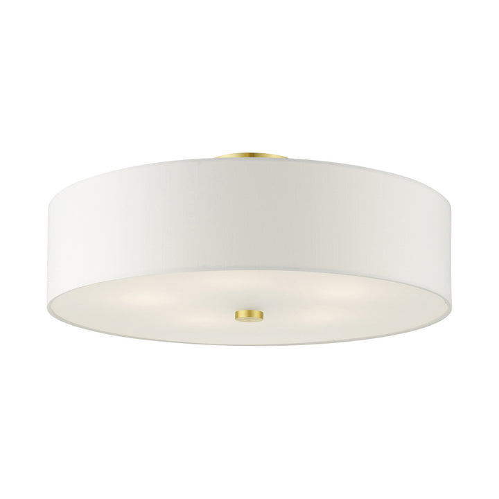 Livex Meridian 52142-12 Ceiling Light - Satin Brass