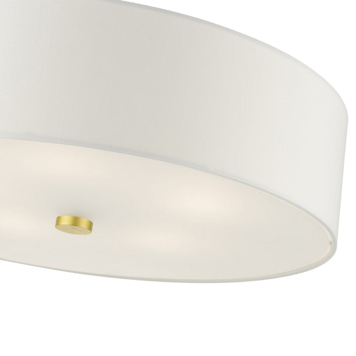 Livex Meridian 52142-12 Ceiling Light - Satin Brass