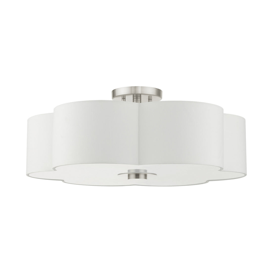 Livex Chelsea 52158-91 Ceiling Light - Brushed Nickel