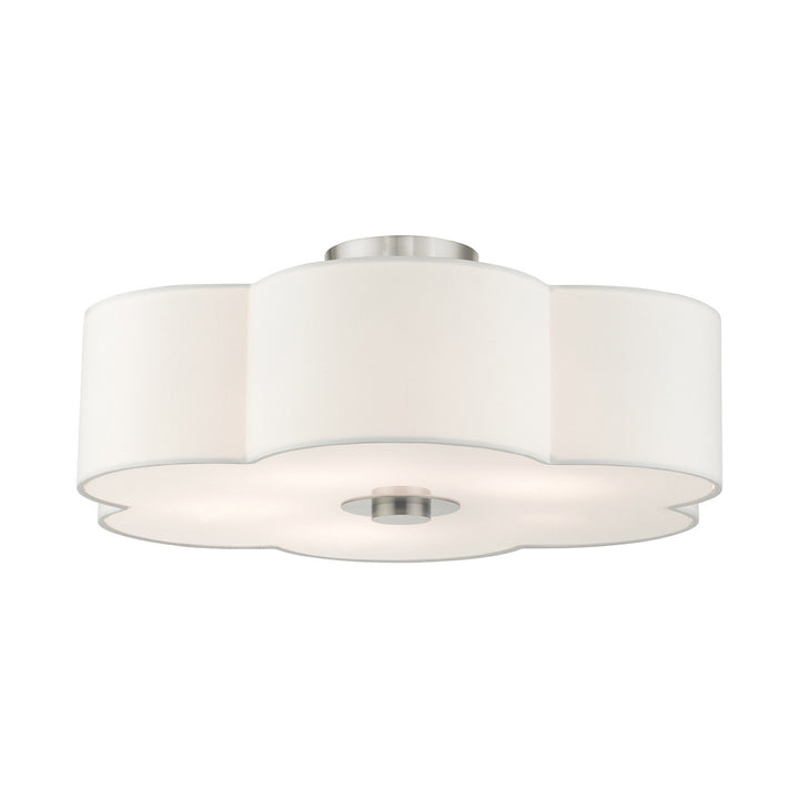 Livex Chelsea 52158-91 Ceiling Light - Brushed Nickel