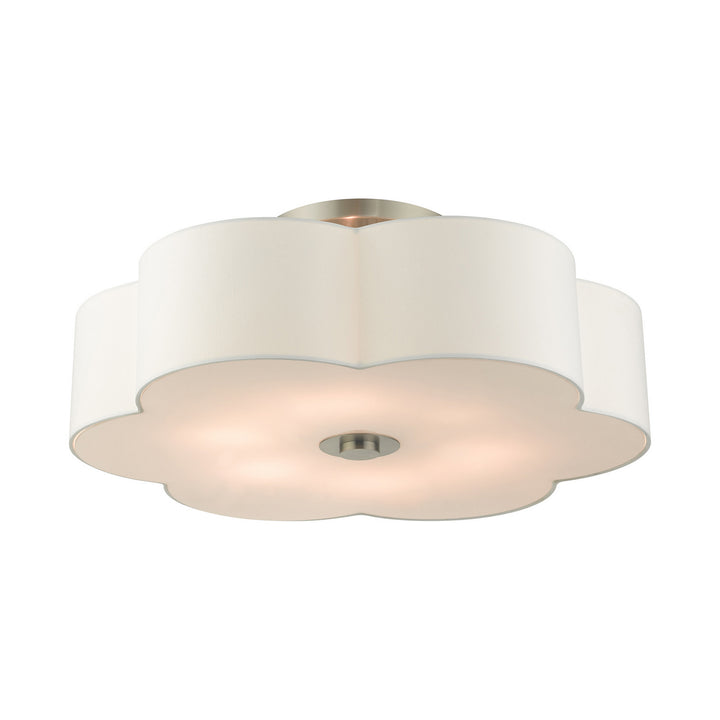 Livex Chelsea 52159-91 Ceiling Light - Brushed Nickel