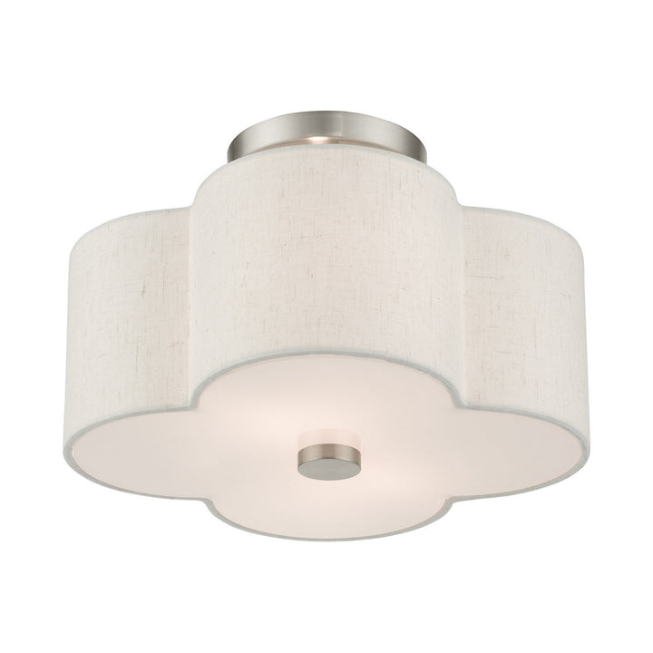 Livex Solstice 58062-91 Ceiling Light - Brushed Nickel