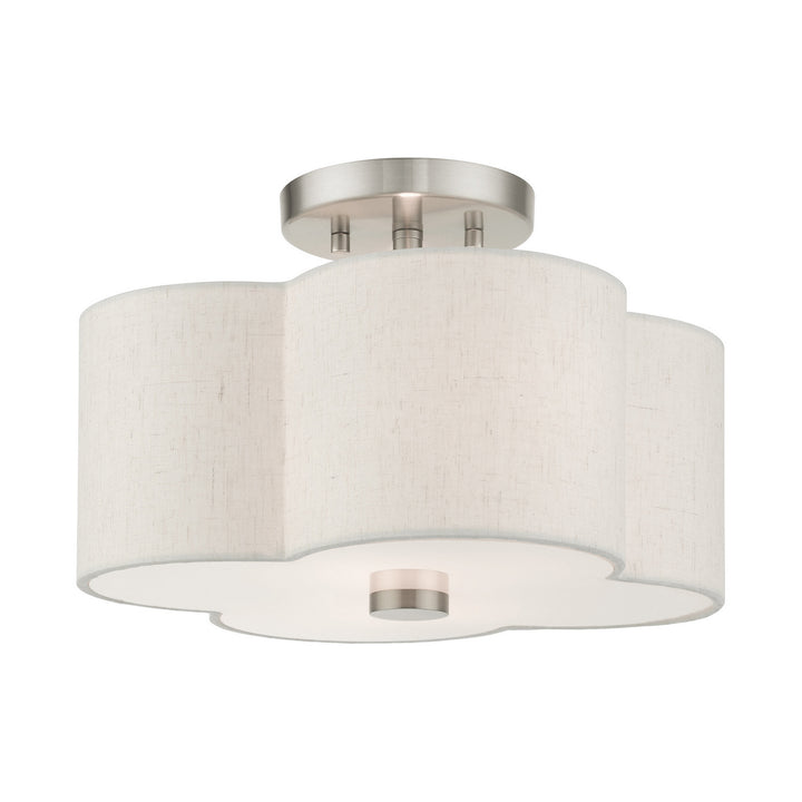 Livex Solstice 58062-91 Ceiling Light - Brushed Nickel