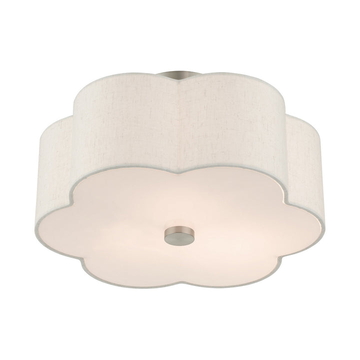 Livex Solstice 58063-91 Ceiling Light - Brushed Nickel