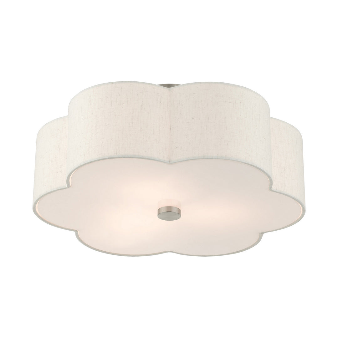 Livex Solstice 58064-91 Ceiling Light - Brushed Nickel