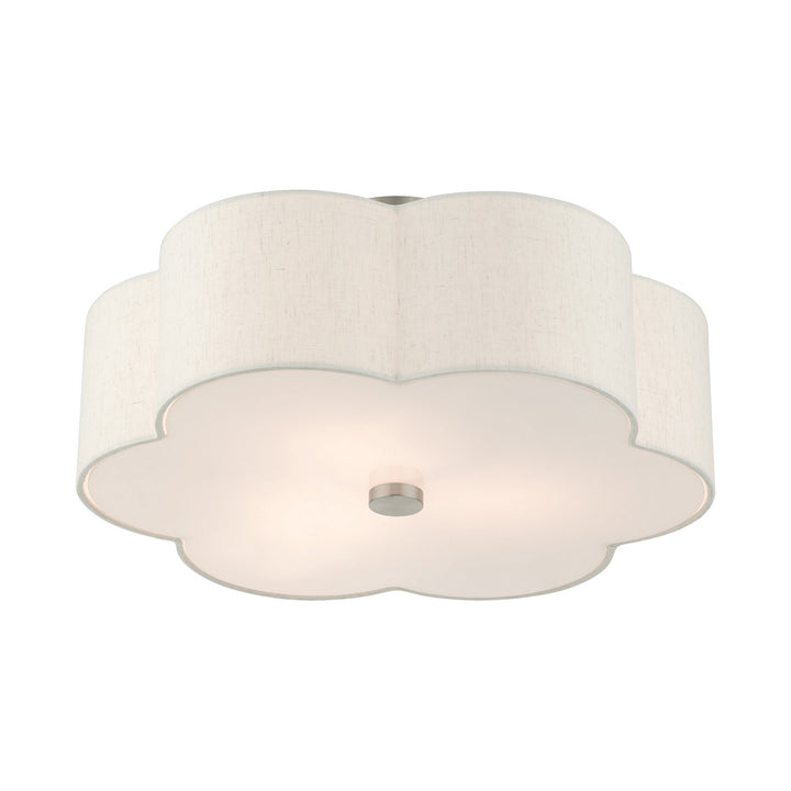 Livex Solstice 58064-91 Ceiling Light - Brushed Nickel