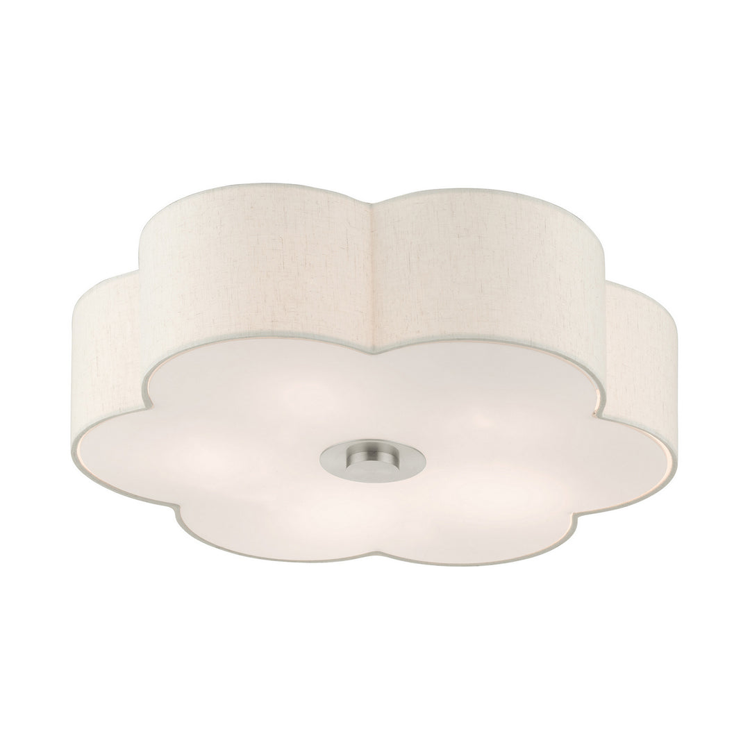 Livex Solstice 58068-91 Ceiling Light - Brushed Nickel