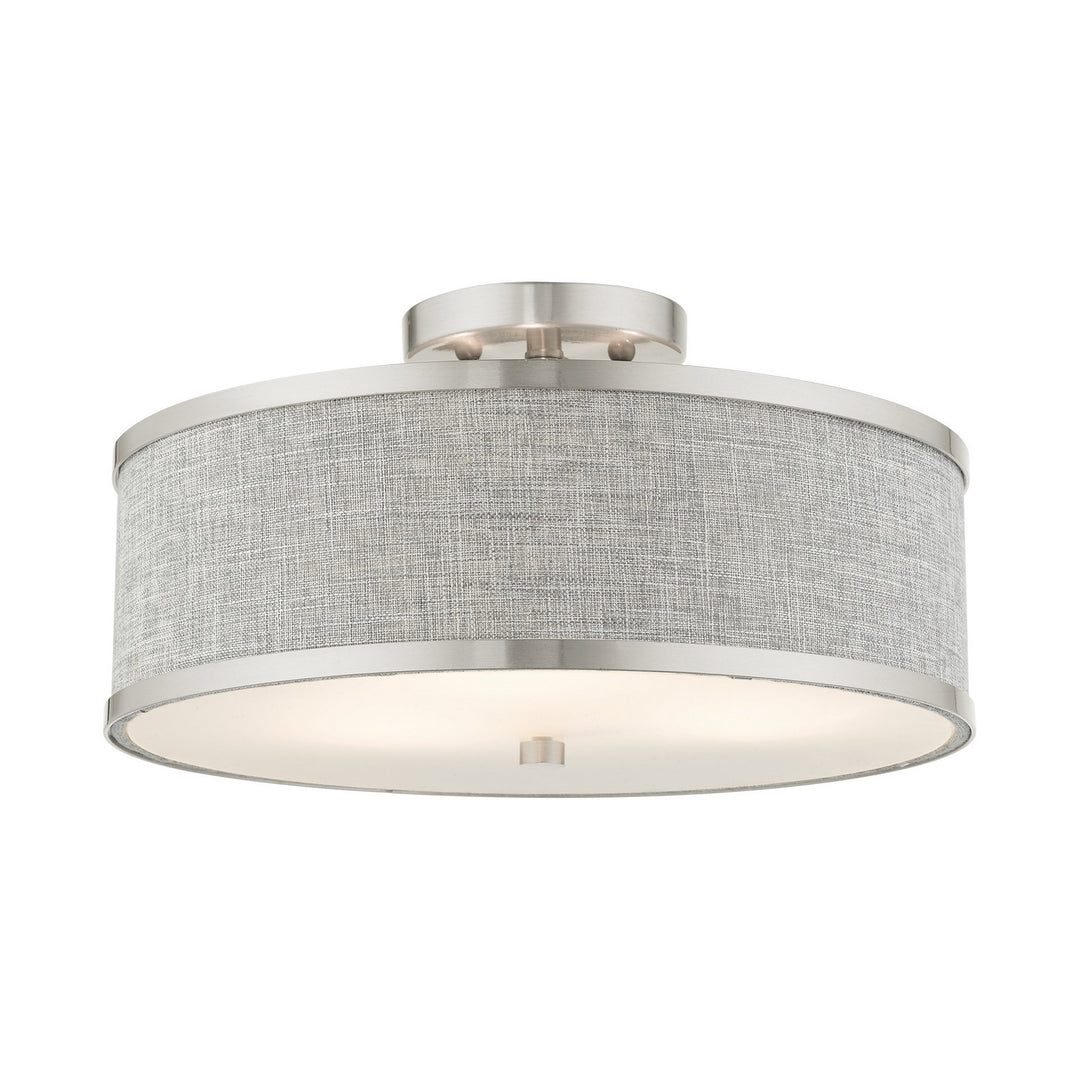 Livex Park Ridge 60423-91 Ceiling Light - Brushed Nickel