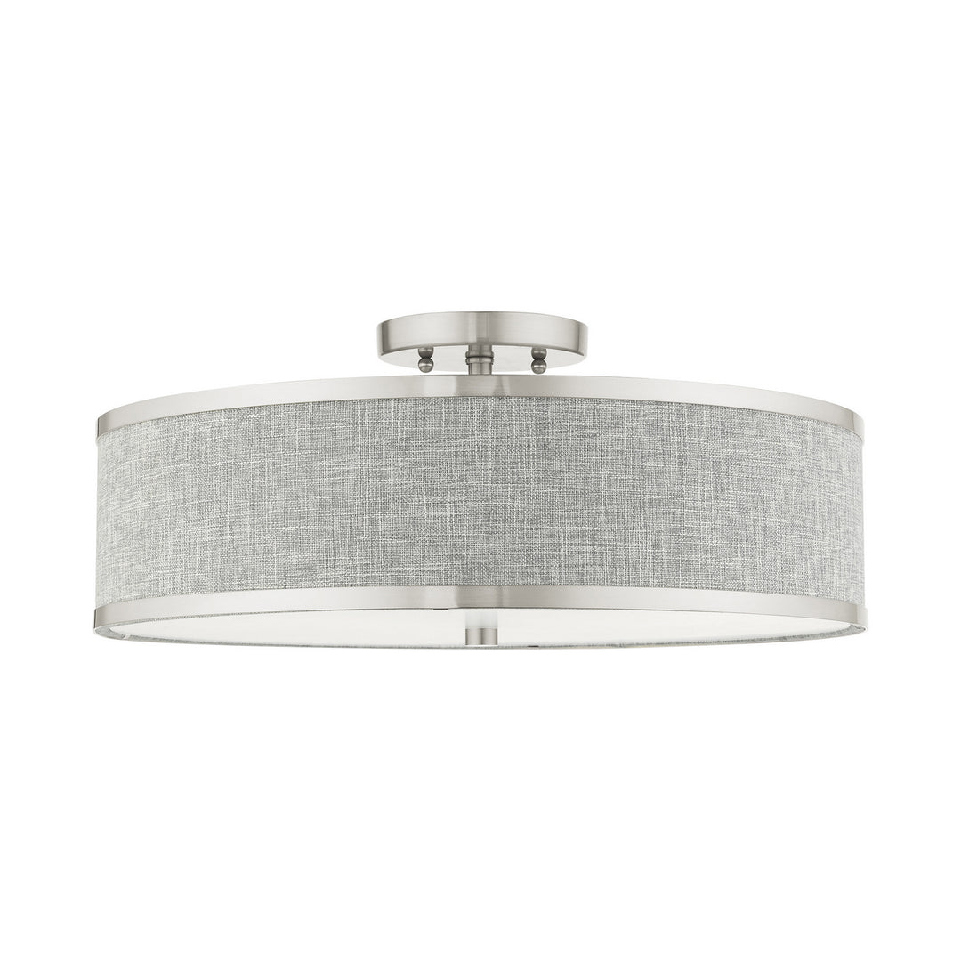 Livex Park Ridge 60425-91 Ceiling Light - Brushed Nickel