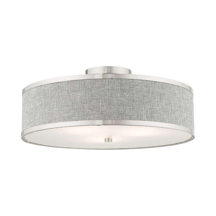 Livex Park Ridge 60425-91 Ceiling Light - Brushed Nickel