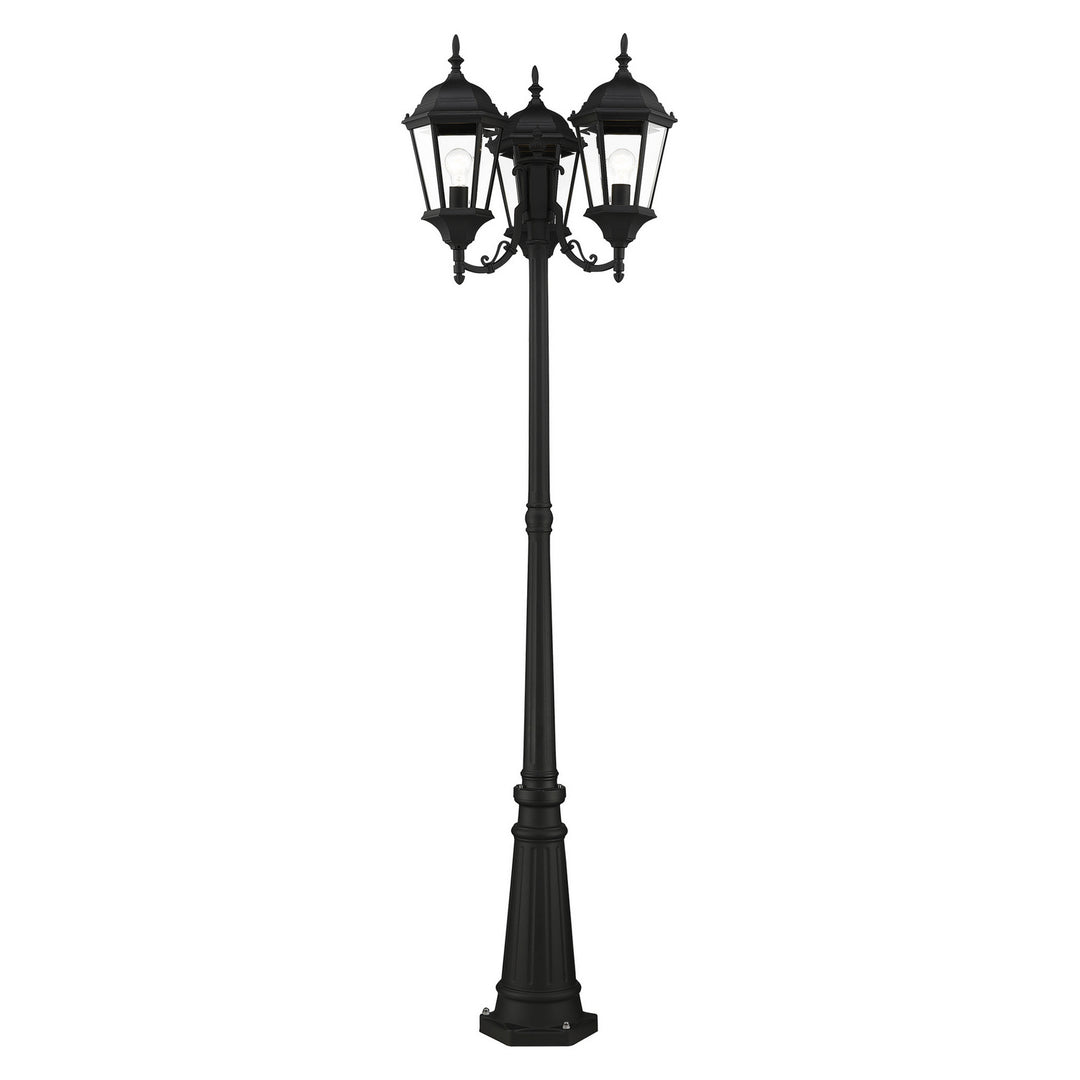 Livex Lighting 7553-14  Hamilton Outdoor Textured Black