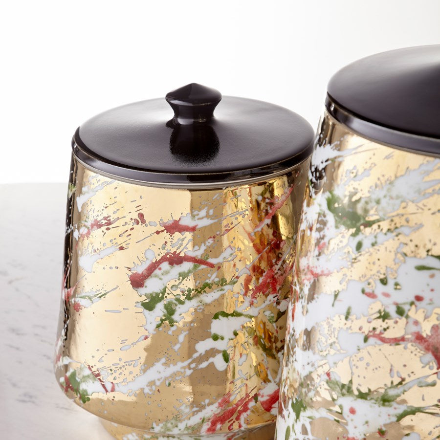 Cyan 10808 Containers & Trays - Multi-Color Glaze